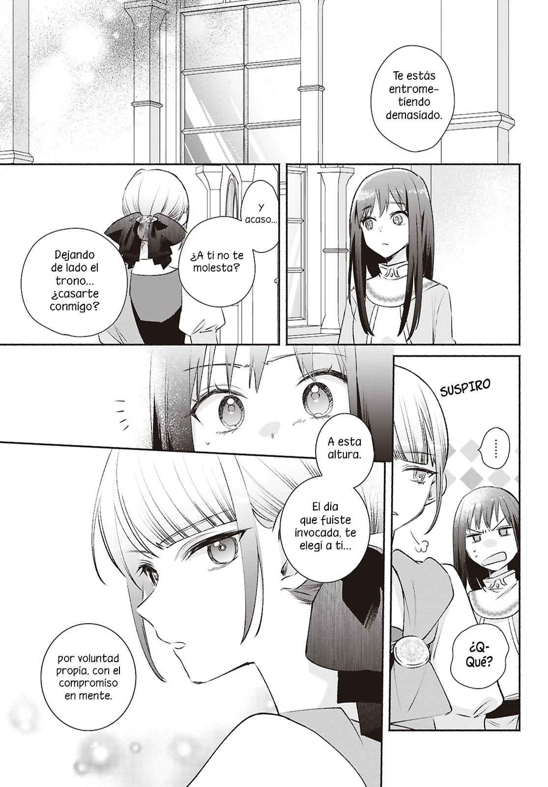 Muryoku Seijo to Munou Oujo ~Maryoku Zero de Shoukansareta Seijo no Isekai Kyuukokuki~ Capítulo 13 - Page 9