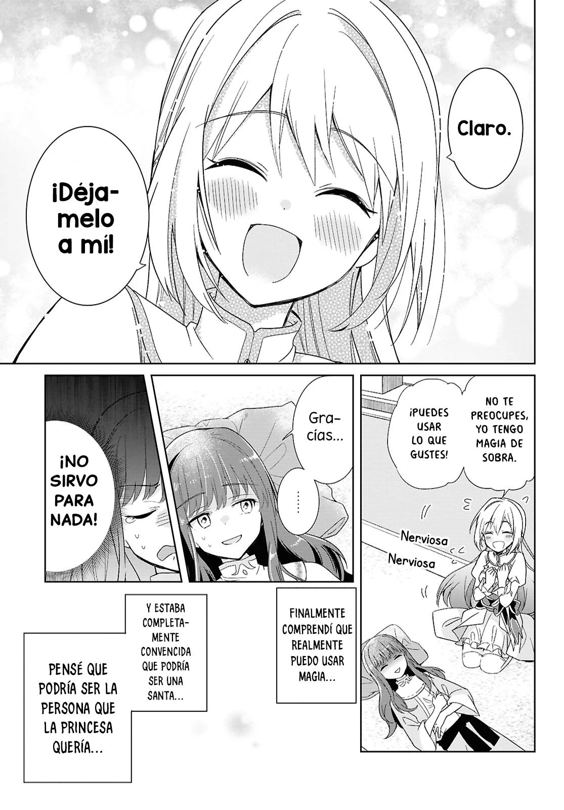Muryoku Seijo to Munou Oujo ~Maryoku Zero de Shoukansareta Seijo no Isekai Kyuukokuki~ Capítulo 2 - Page 25