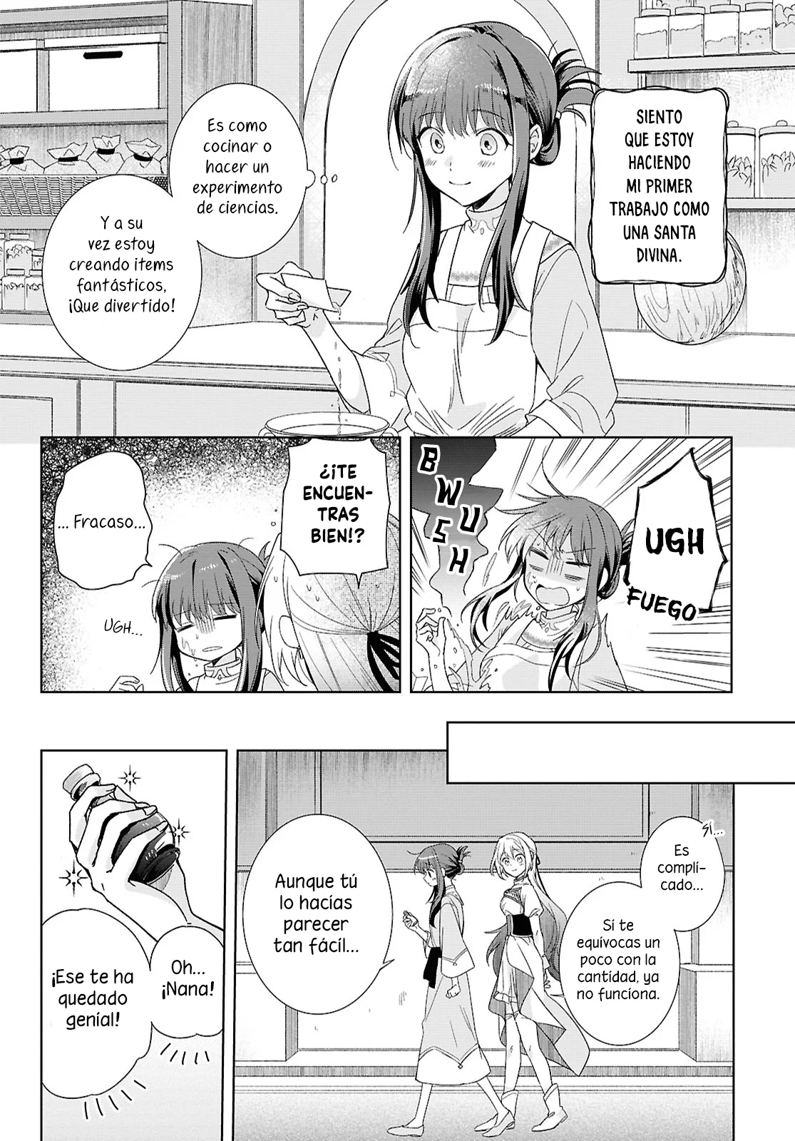 Muryoku Seijo to Munou Oujo ~Maryoku Zero de Shoukansareta Seijo no Isekai Kyuukokuki~ Capítulo 3 - Page 6