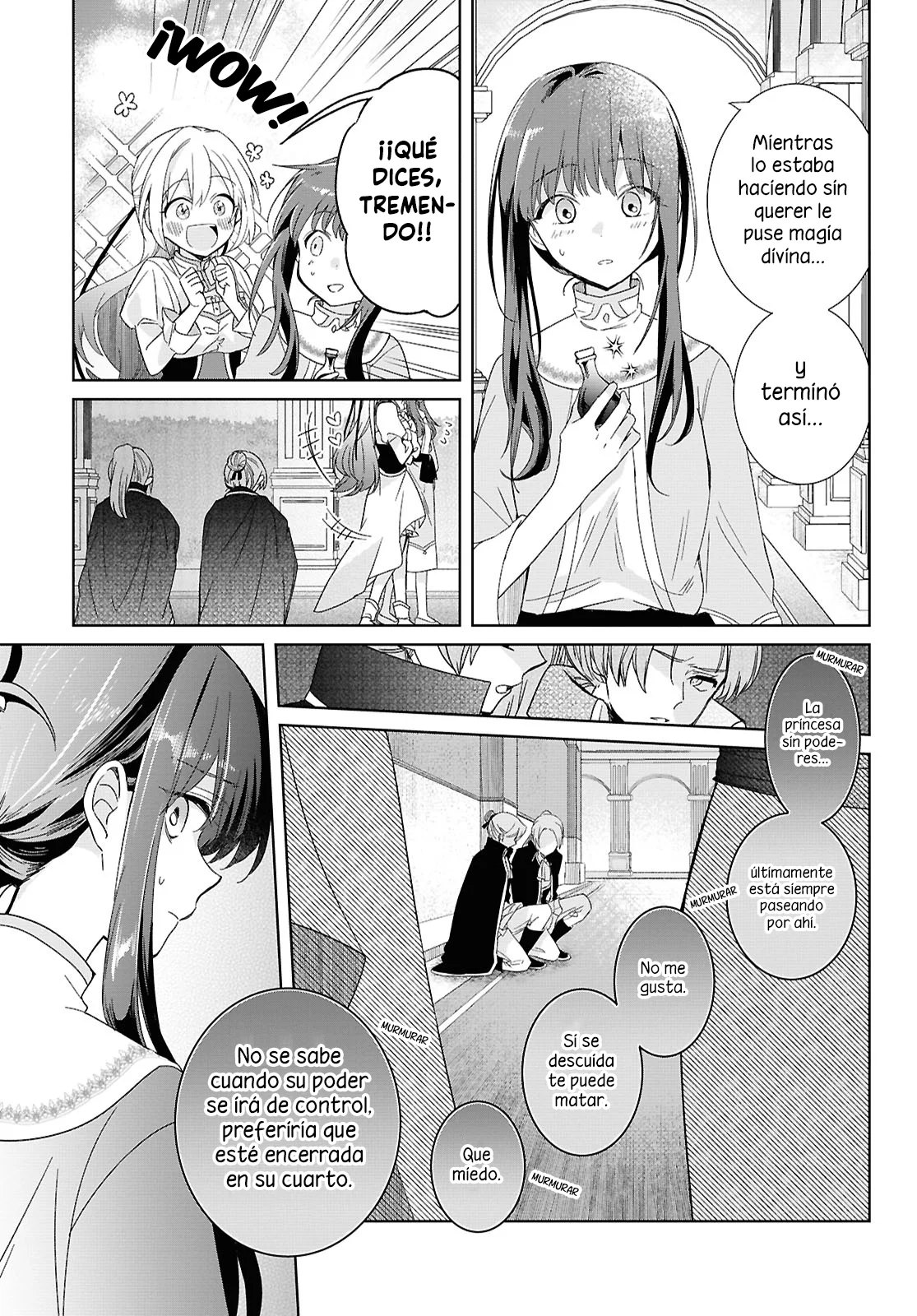 Muryoku Seijo to Munou Oujo ~Maryoku Zero de Shoukansareta Seijo no Isekai Kyuukokuki~ Capítulo 3 - Page 7