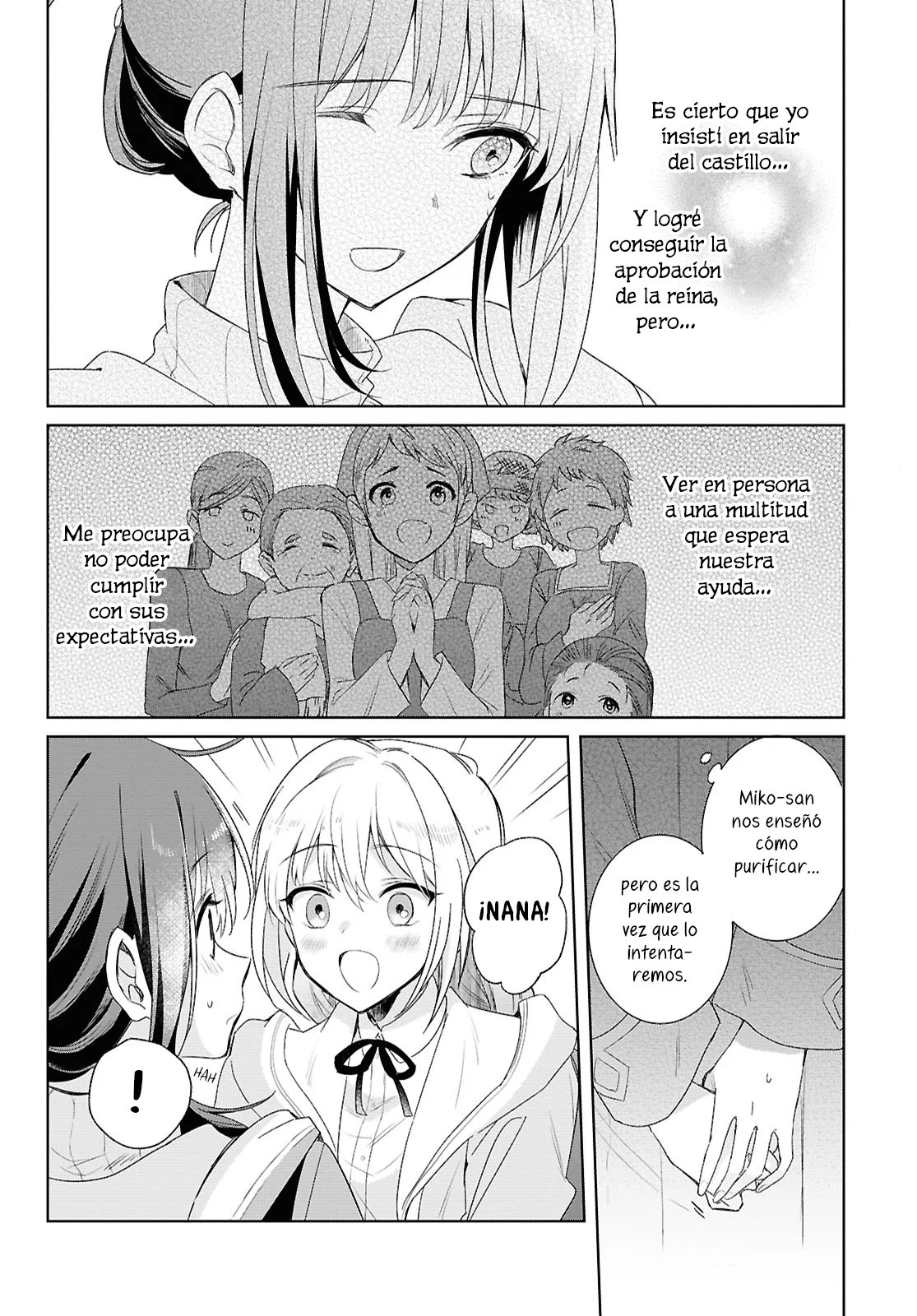 Muryoku Seijo to Munou Oujo ~Maryoku Zero de Shoukansareta Seijo no Isekai Kyuukokuki~ Capítulo 5 - Page 13