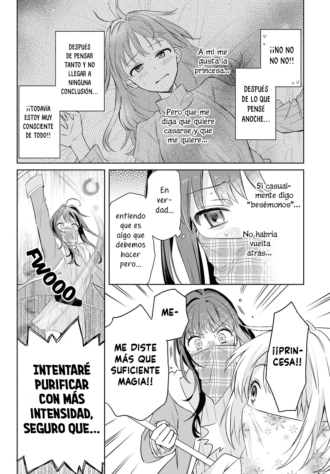 Muryoku Seijo to Munou Oujo ~Maryoku Zero de Shoukansareta Seijo no Isekai Kyuukokuki~ Capítulo 6 - Page 19