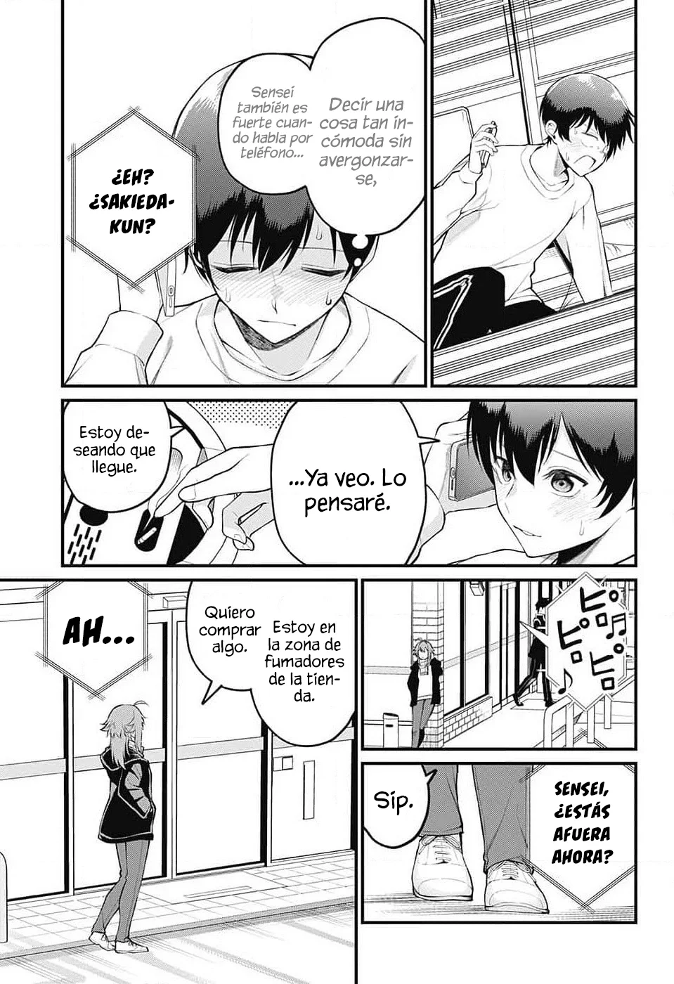 Akanabe sensei wa Tereshirazu Capítulo 4 - Page 12