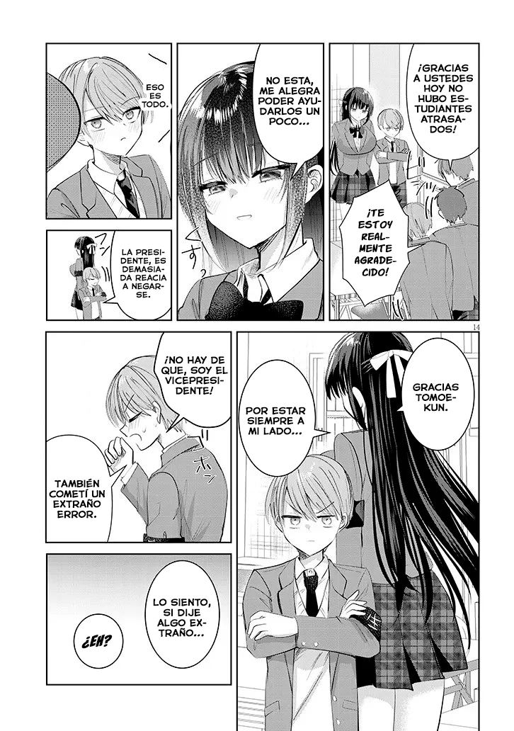 Kotowarenai Kaichou wa Tomoe-kun ni dake Shite Agetai Capítulo 1 - Page 15