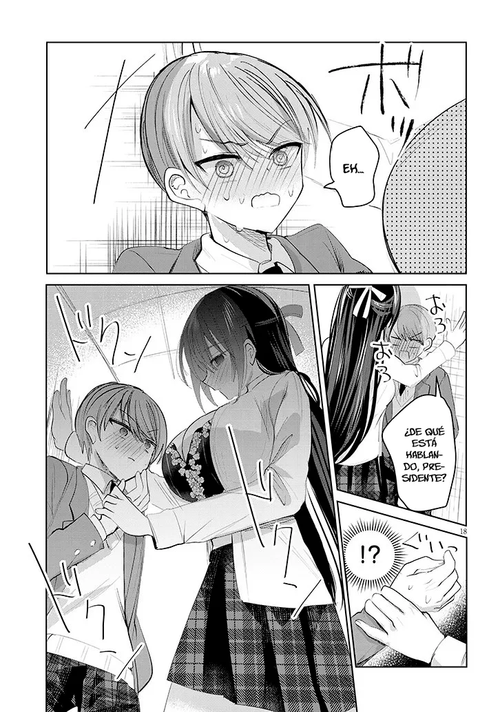 Kotowarenai Kaichou wa Tomoe-kun ni dake Shite Agetai Capítulo 1 - Page 19