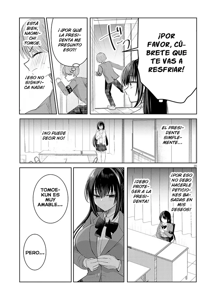 Kotowarenai Kaichou wa Tomoe-kun ni dake Shite Agetai Capítulo 1 - Page 21
