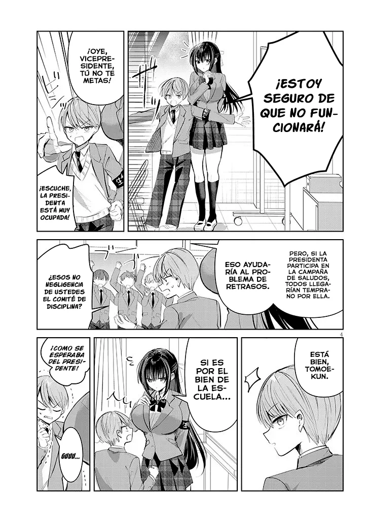 Kotowarenai Kaichou wa Tomoe-kun ni dake Shite Agetai Capítulo 1 - Page 5
