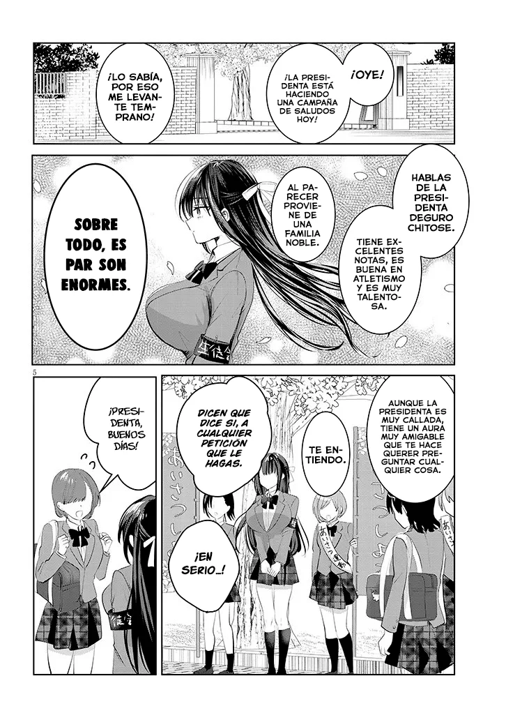 Kotowarenai Kaichou wa Tomoe-kun ni dake Shite Agetai Capítulo 1 - Page 6