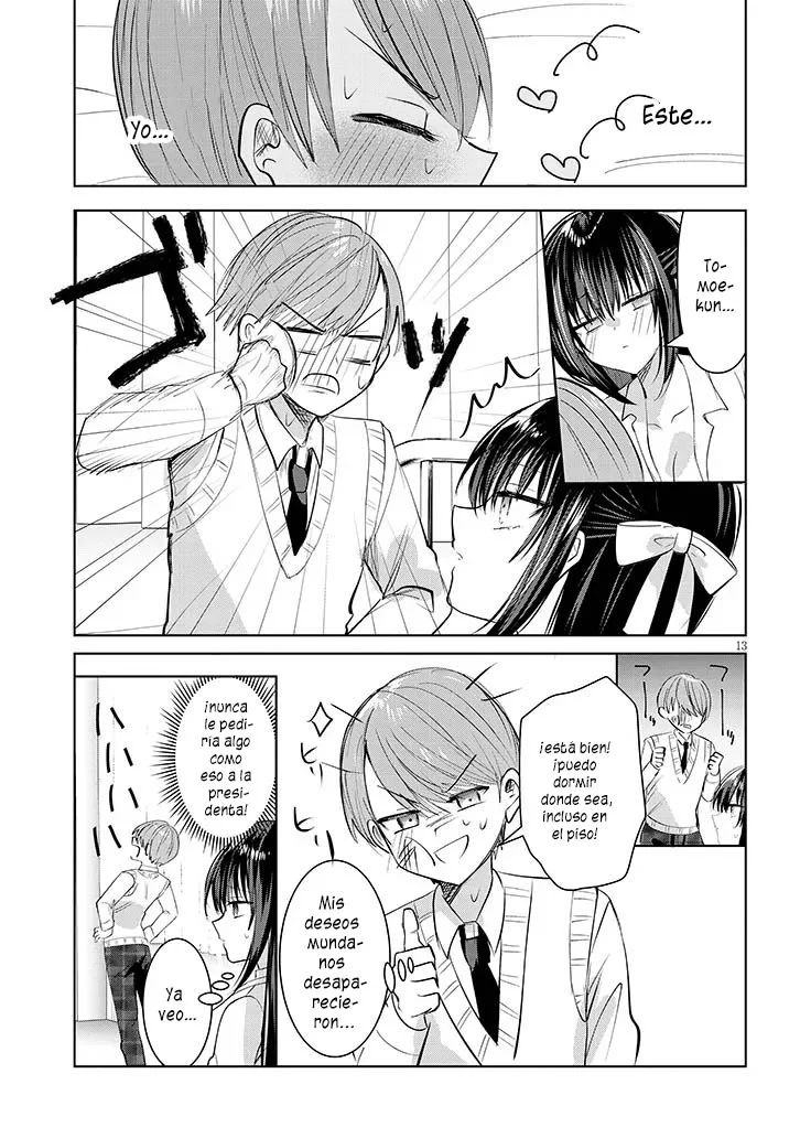 Kotowarenai Kaichou wa Tomoe-kun ni dake Shite Agetai Capítulo 2 - Page 17