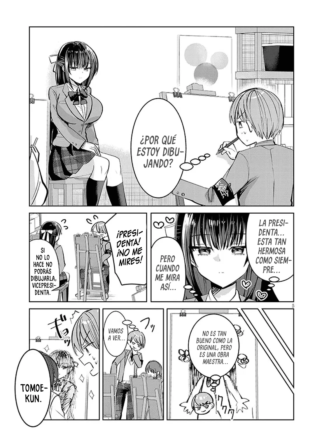 Kotowarenai Kaichou wa Tomoe-kun ni dake Shite Agetai Capítulo 3 - Page 8