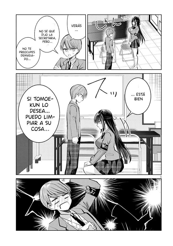 Kotowarenai Kaichou wa Tomoe-kun ni dake Shite Agetai Capítulo 5 - Page 9