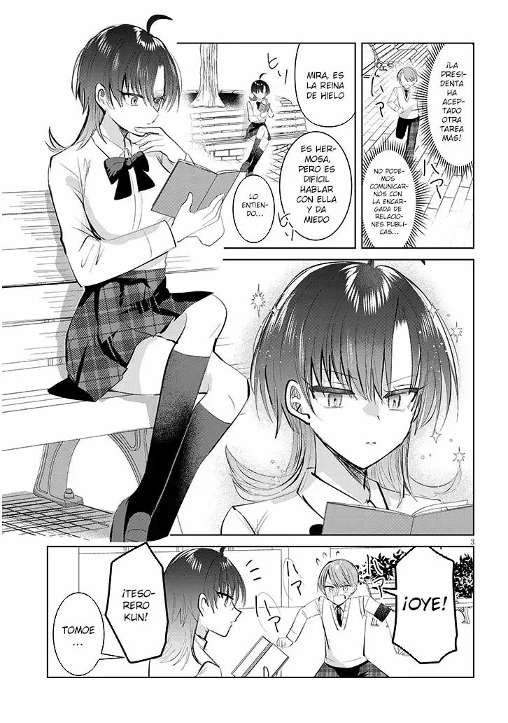 Kotowarenai Kaichou wa Tomoe-kun ni dake Shite Agetai Capítulo 9 - Page 7