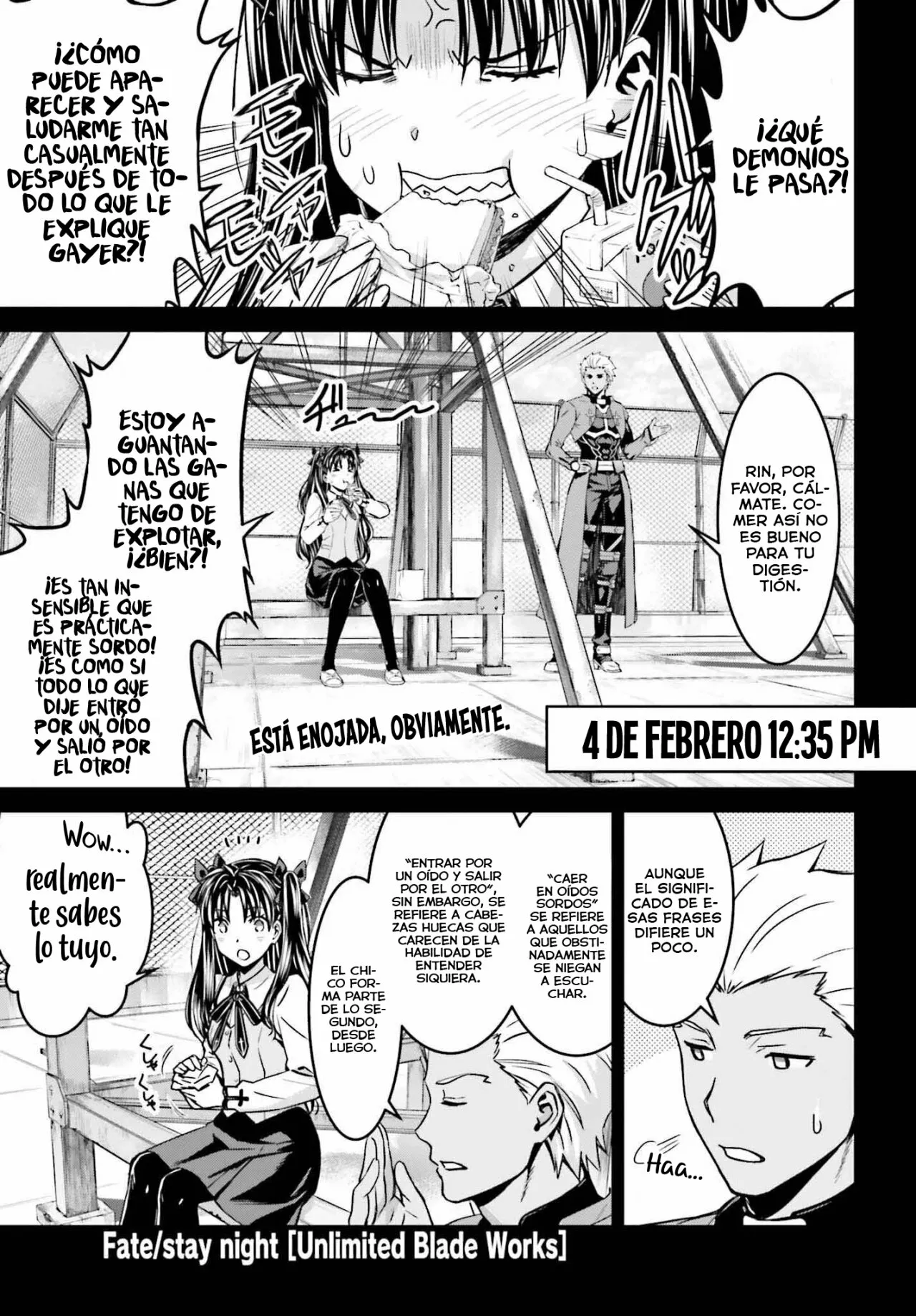 Fate/stay night: Unlimited Blade Works Capítulo 16 - Page 3