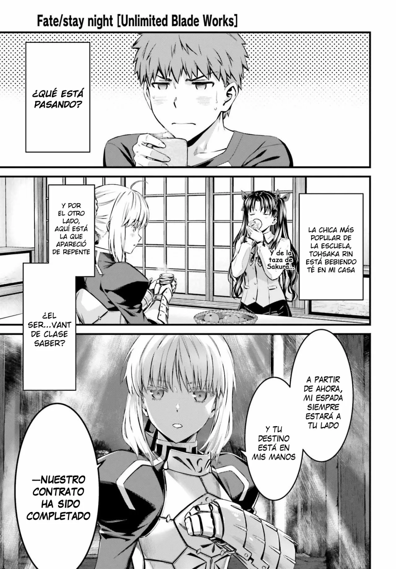 Fate/stay night: Unlimited Blade Works Capítulo 3 - Page 11