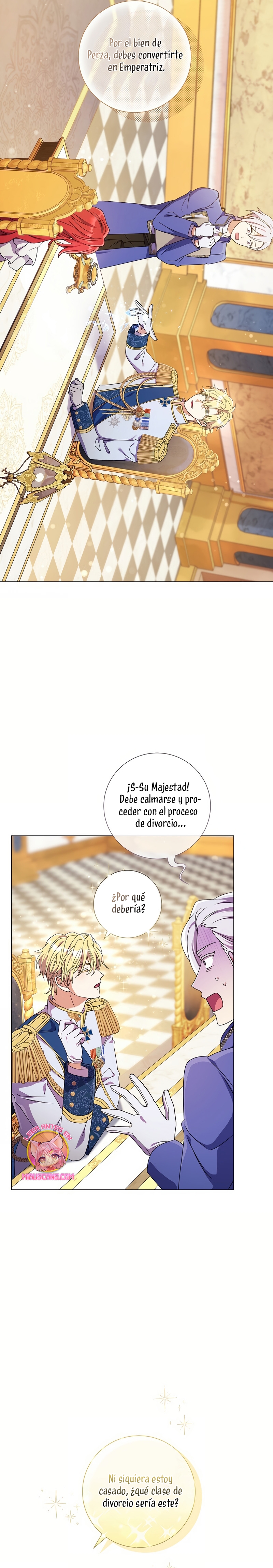 ¿Qué clase de divorcio es éste cuando ni siquiera me he casado, Su Majestad? Capítulo 53 - Page 33