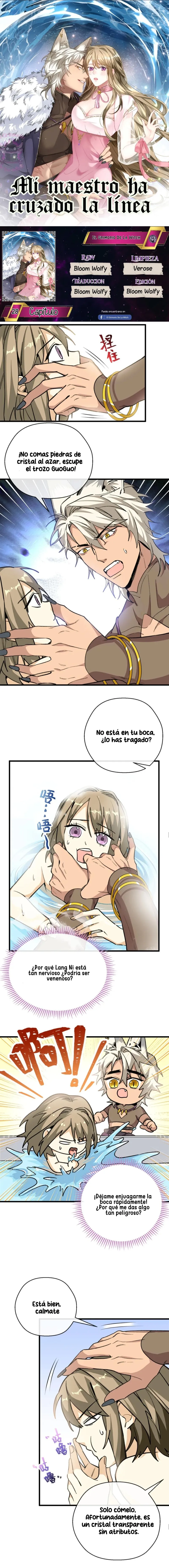 Mi maestro y yo Capítulo 28 - Page 1