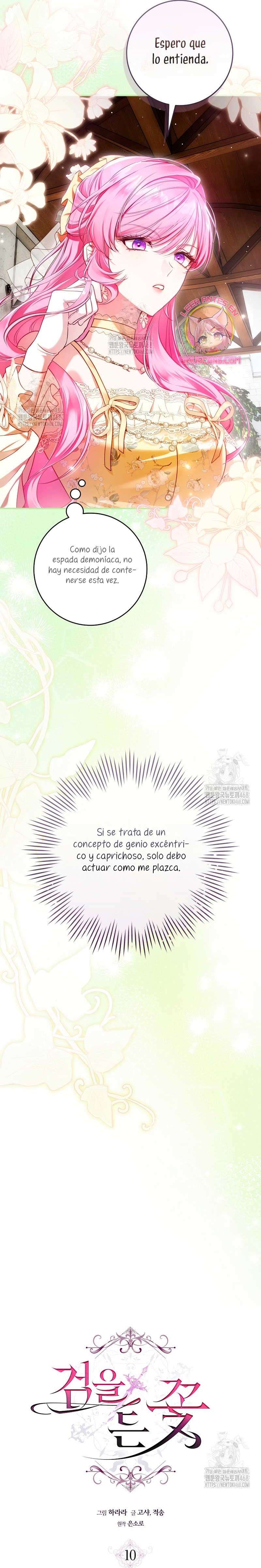 La flor que empuñó la espada Capítulo 10 - Page 11