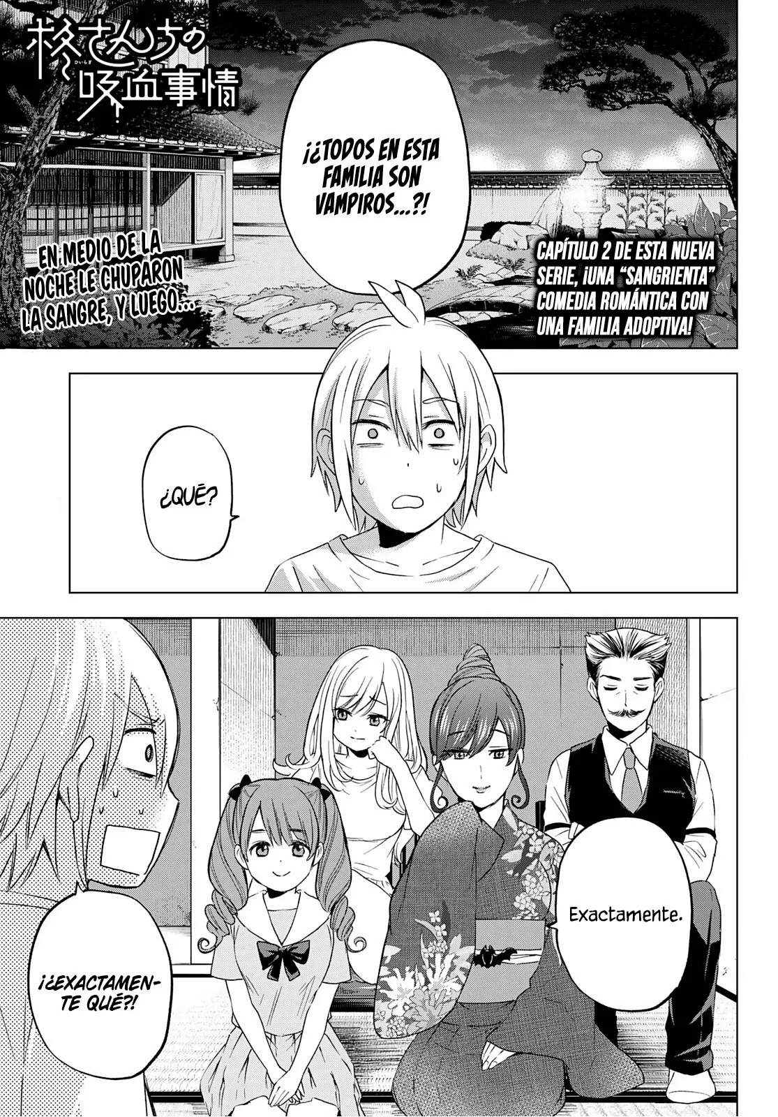 Every day in a vampire family Capítulo 2 - Page 2