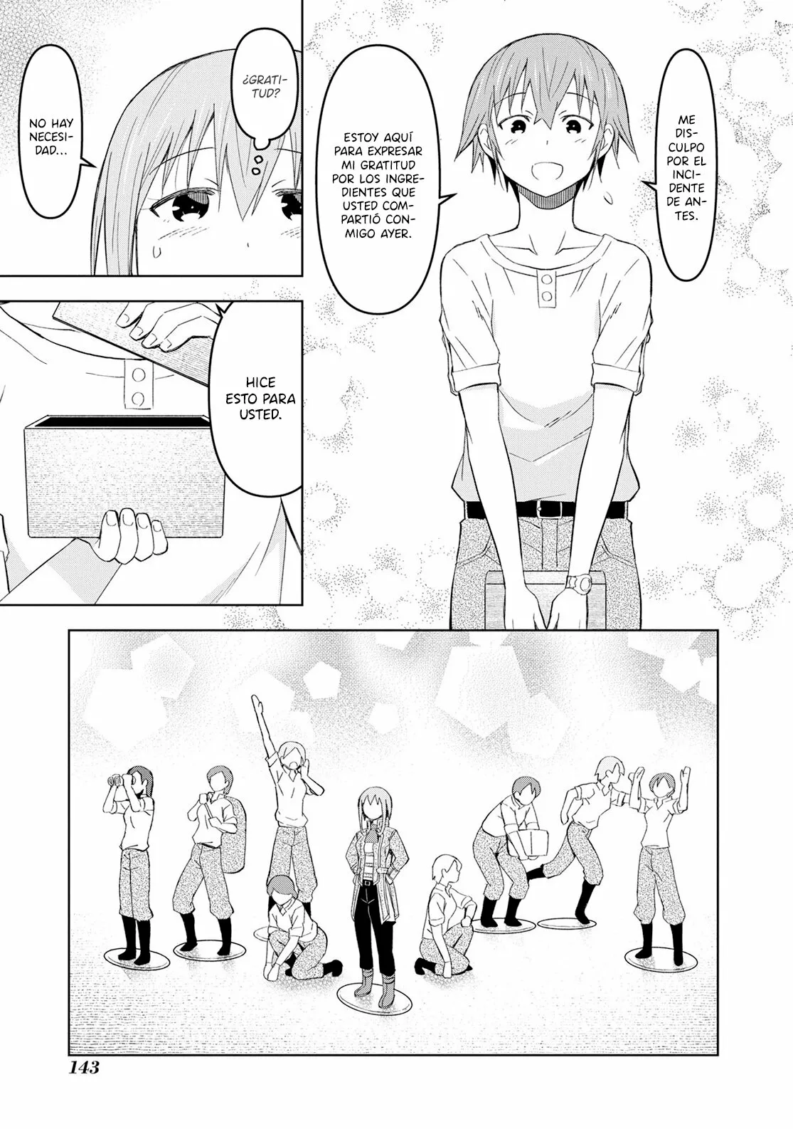 Dungeon Tou de Yadoya wo Yarou! Souzou Mahou wo Moratta Ore no Hosoude Hanjouki Capítulo 17 - Page 24