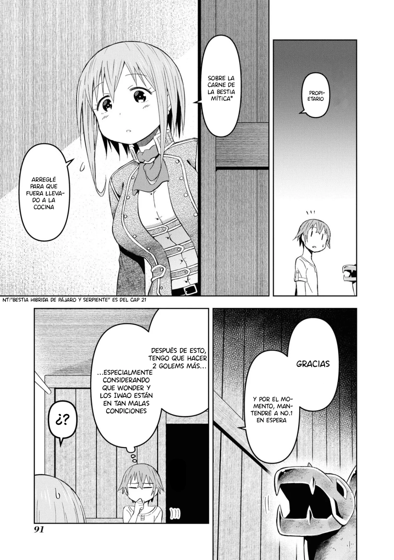 Dungeon Tou de Yadoya wo Yarou! Souzou Mahou wo Moratta Ore no Hosoude Hanjouki Capítulo 22 - Page 4