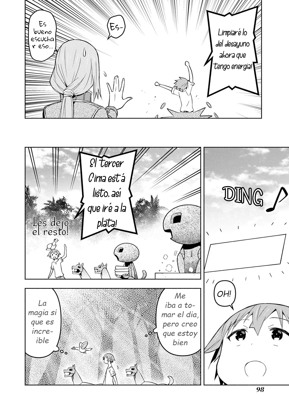 Dungeon Tou de Yadoya wo Yarou! Souzou Mahou wo Moratta Ore no Hosoude Hanjouki Capítulo 28 - Page 5