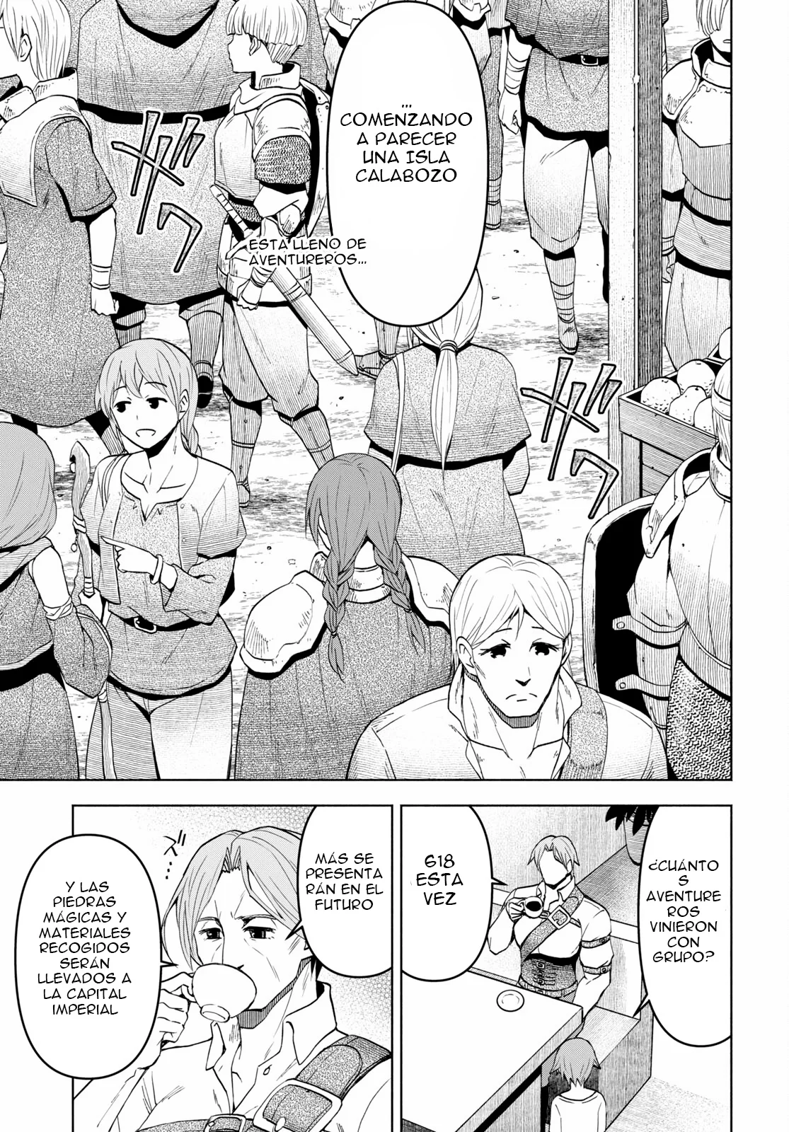 Dungeon Tou de Yadoya wo Yarou! Souzou Mahou wo Moratta Ore no Hosoude Hanjouki Capítulo 37 - Page 5