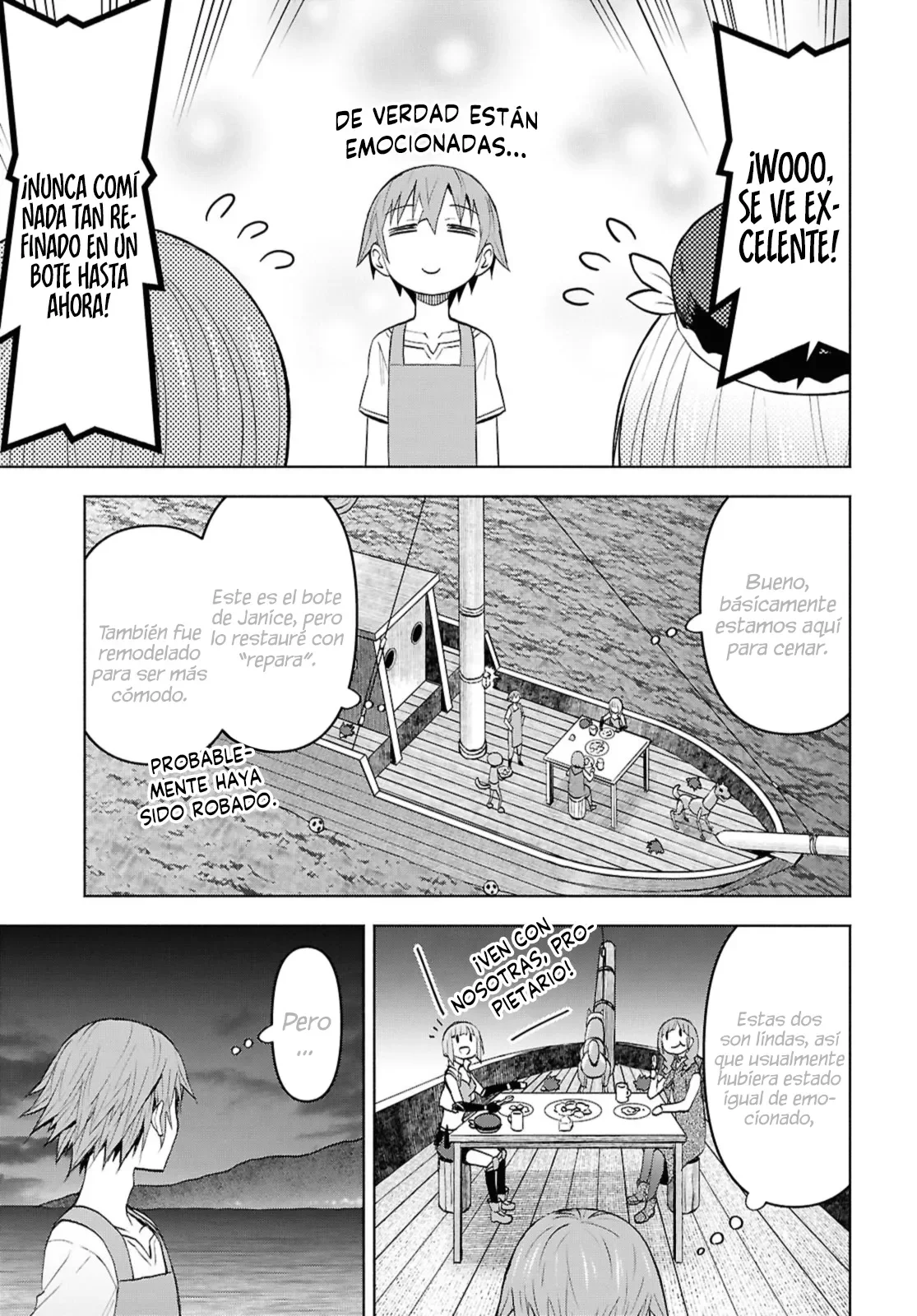 Dungeon Tou de Yadoya wo Yarou! Souzou Mahou wo Moratta Ore no Hosoude Hanjouki Capítulo 42 - Page 20