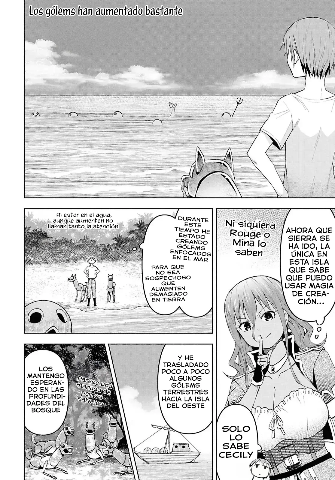 Dungeon Tou de Yadoya wo Yarou! Souzou Mahou wo Moratta Ore no Hosoude Hanjouki Capítulo 47 - Page 3