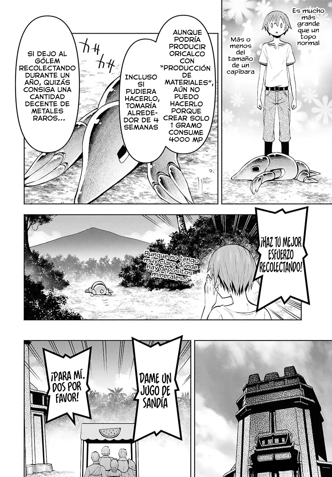 Dungeon Tou de Yadoya wo Yarou! Souzou Mahou wo Moratta Ore no Hosoude Hanjouki Capítulo 47 - Page 5