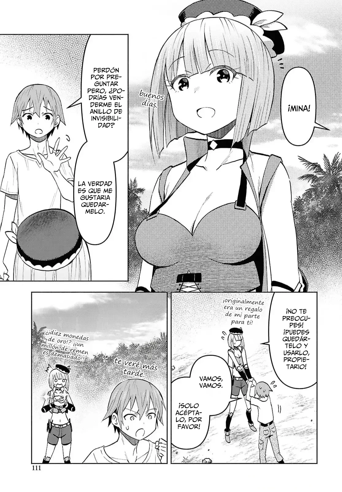 Dungeon Tou de Yadoya wo Yarou! Souzou Mahou wo Moratta Ore no Hosoude Hanjouki Capítulo 49 - Page 13