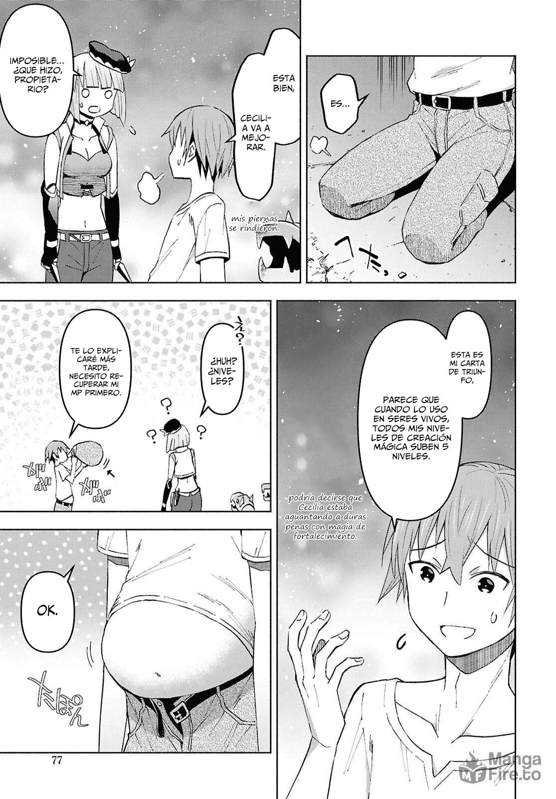 Dungeon Tou de Yadoya wo Yarou! Souzou Mahou wo Moratta Ore no Hosoude Hanjouki Capítulo 51 - Page 11