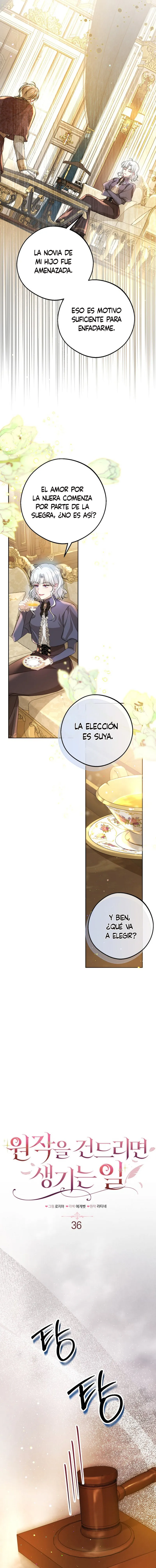 Lo que sucede cuando alteras la obra original Capítulo 36 - Page 6