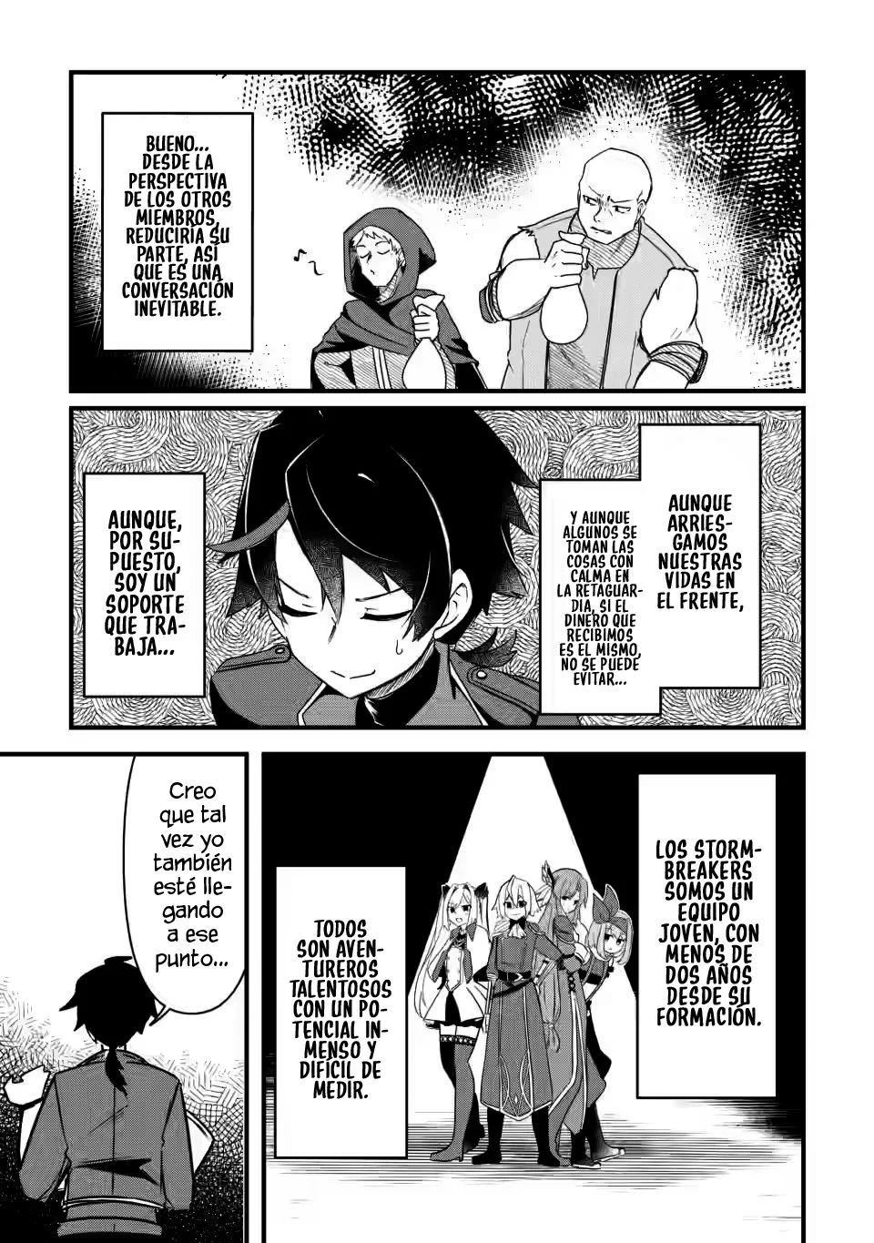 El encargado de los deberes y mago de apoyo anhela ser expulsado del grupo~Aunque el mundo está en un boom de expulsiones, los miembros del grupo que me sobreestiman no me dejarán ir~ Capítulo 1.1 - Page 12