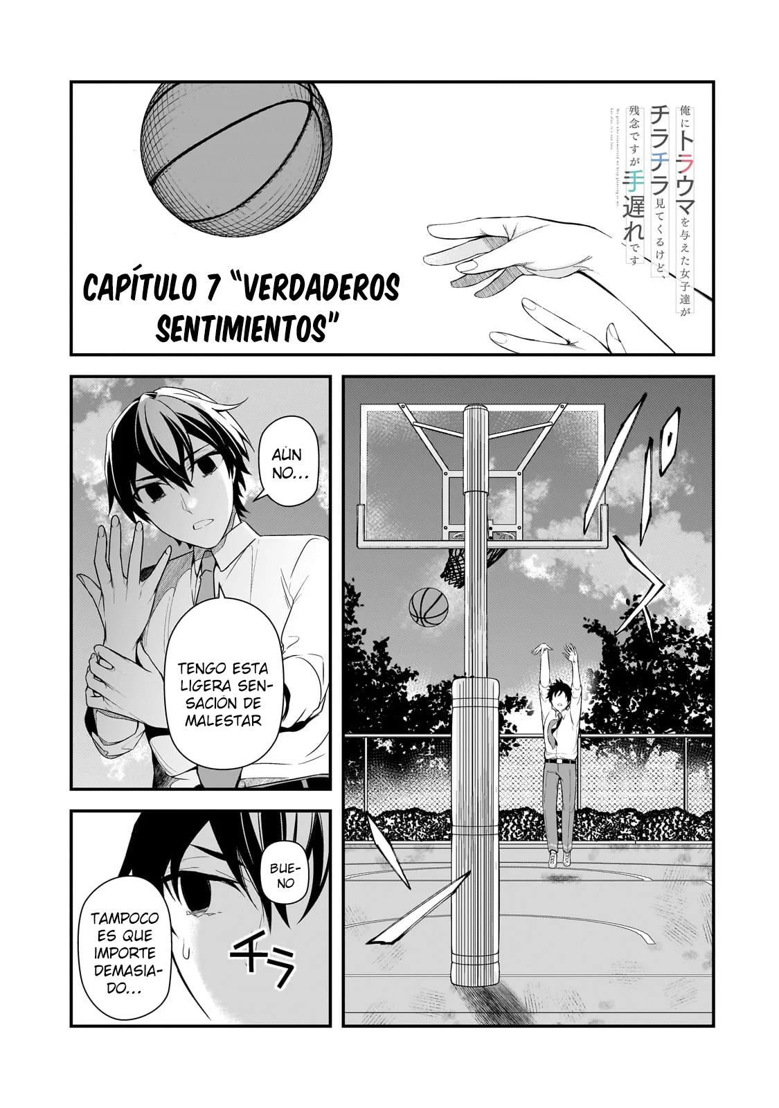 Ore ni Trauma wo Ataeta Joshitachi ga Chirachira Mite Kuru kedo, Zannen desu ga Teokure desu Capítulo 7.1 - Page 2