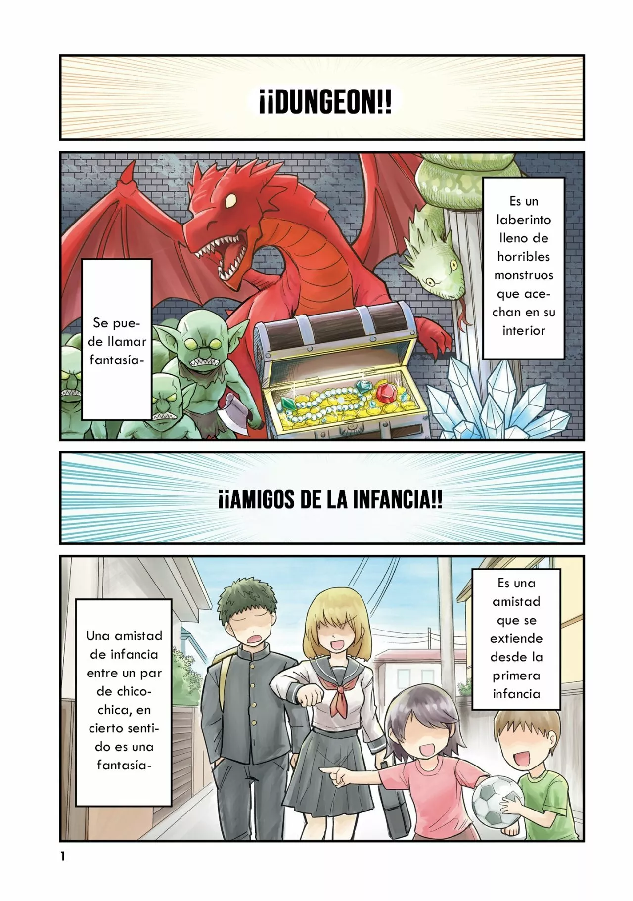 Dungeon no Osananajimi Capítulo 1 - Page 2
