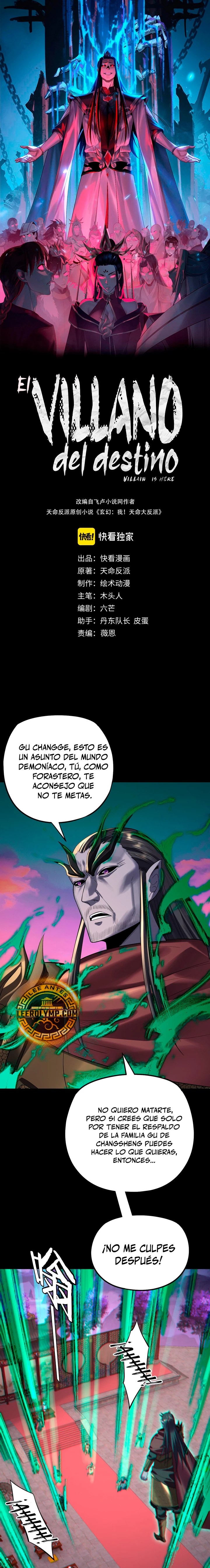 El Villano Del Destino Capítulo 191 - Page 2