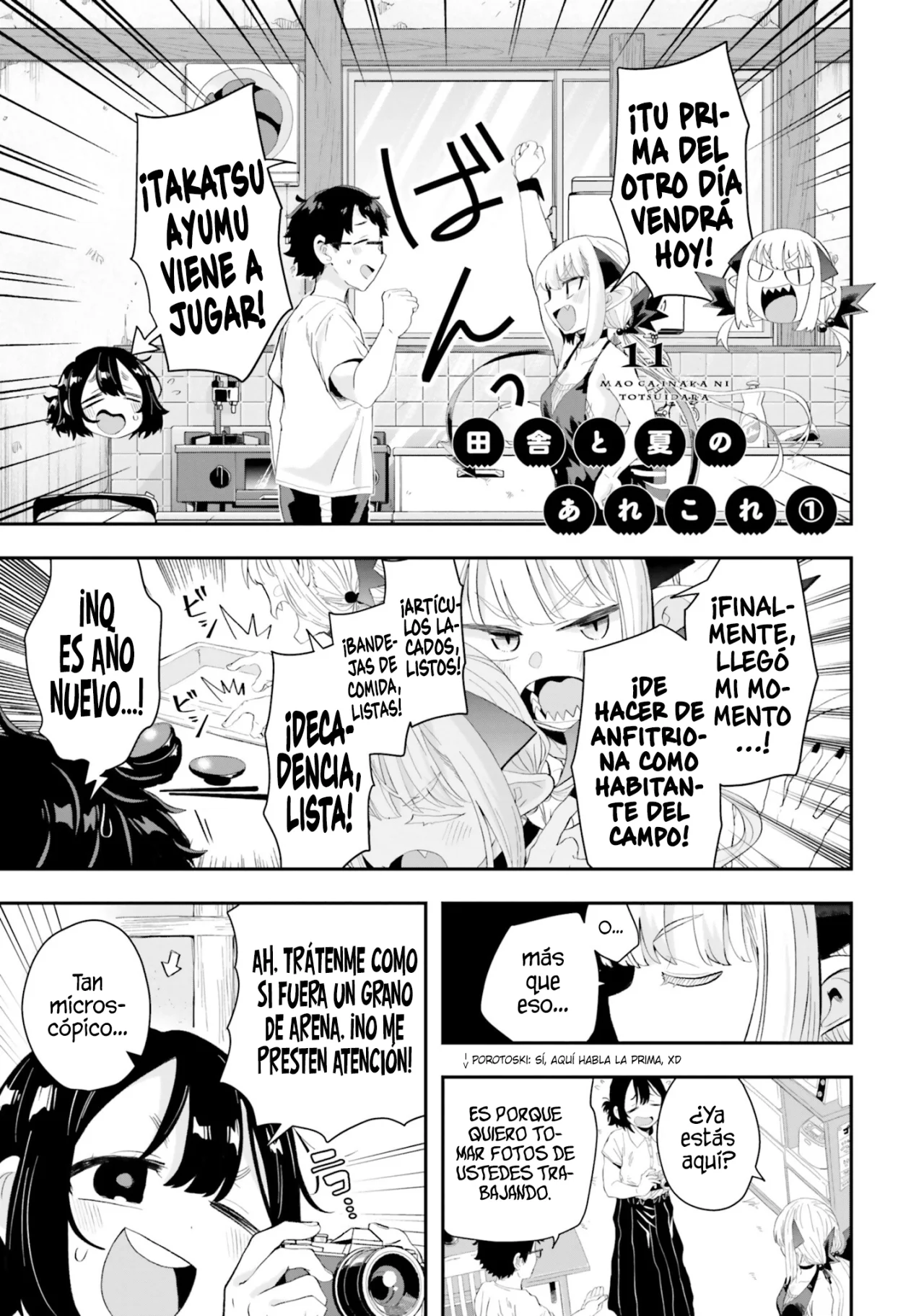 Maou ga Inaka ni Totsuidara Capítulo 11 - Page 3