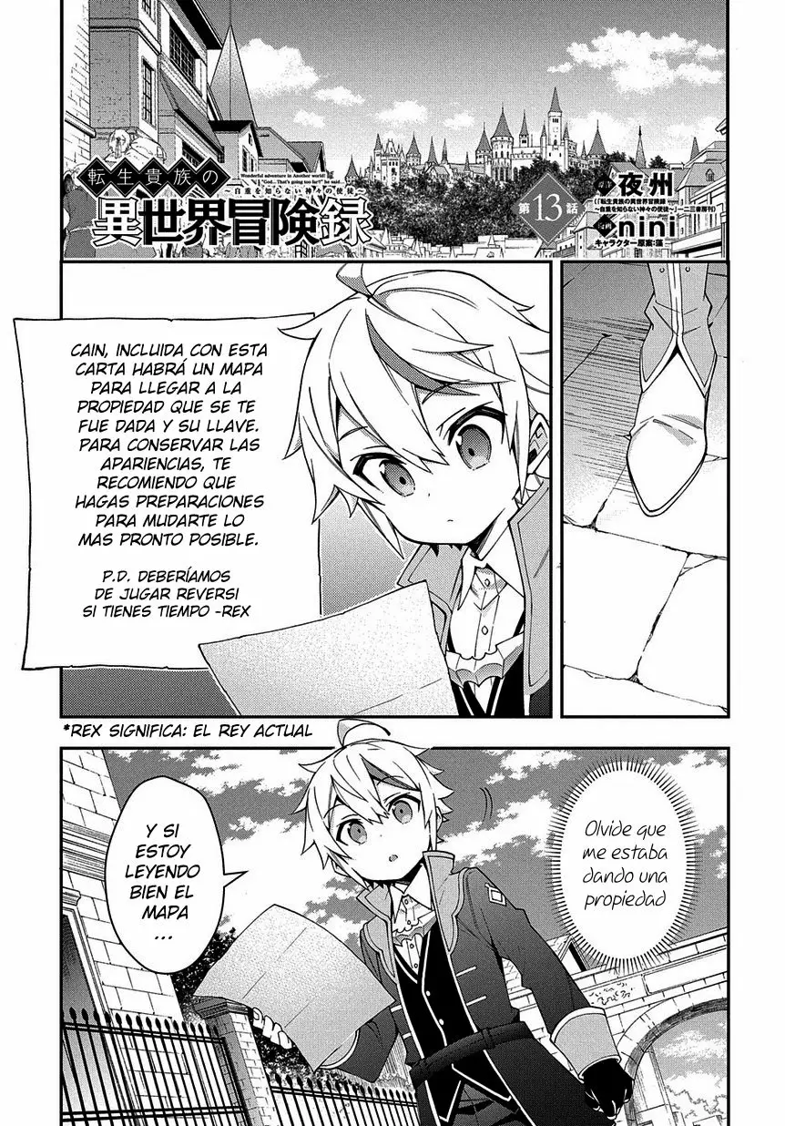 Tensei Kizoku no Isekai Boukenroku ~Jichou wo Shiranai Kamigami no Shito~ Capítulo 13 - Page 4