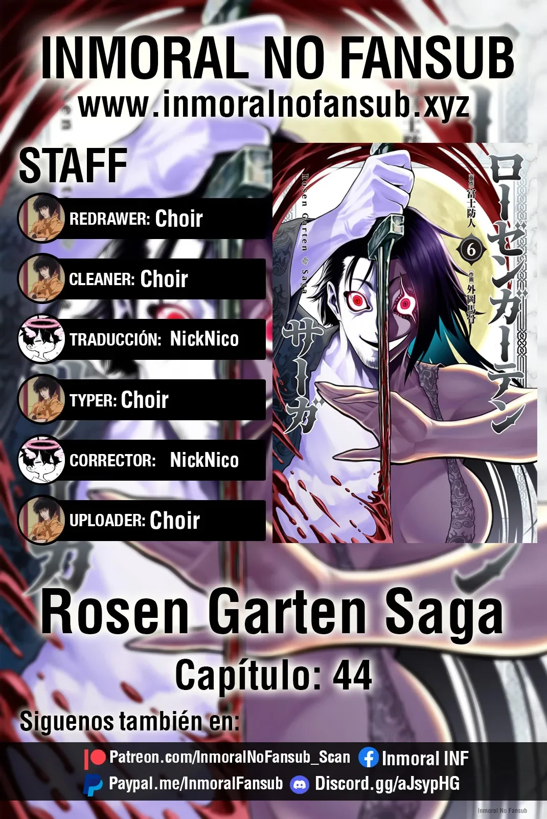 Rosen Garten Saga Capítulo 44 - Page 1