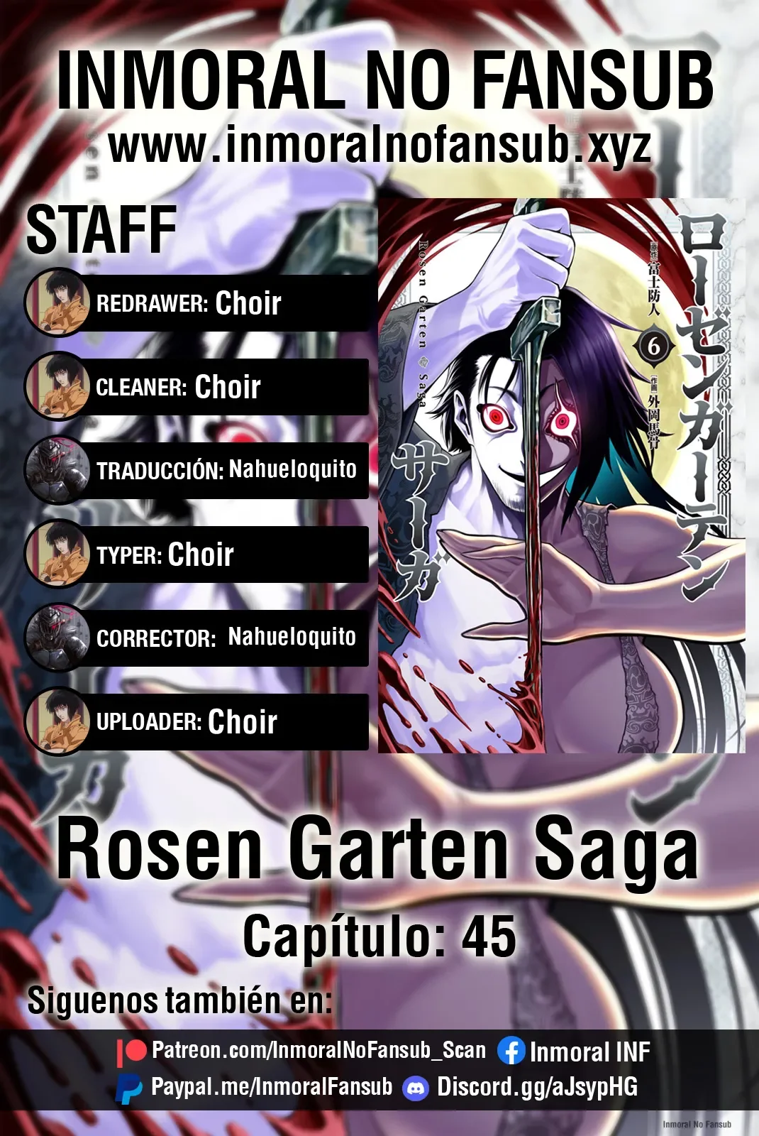 Rosen Garten Saga Capítulo 45 - Page 1