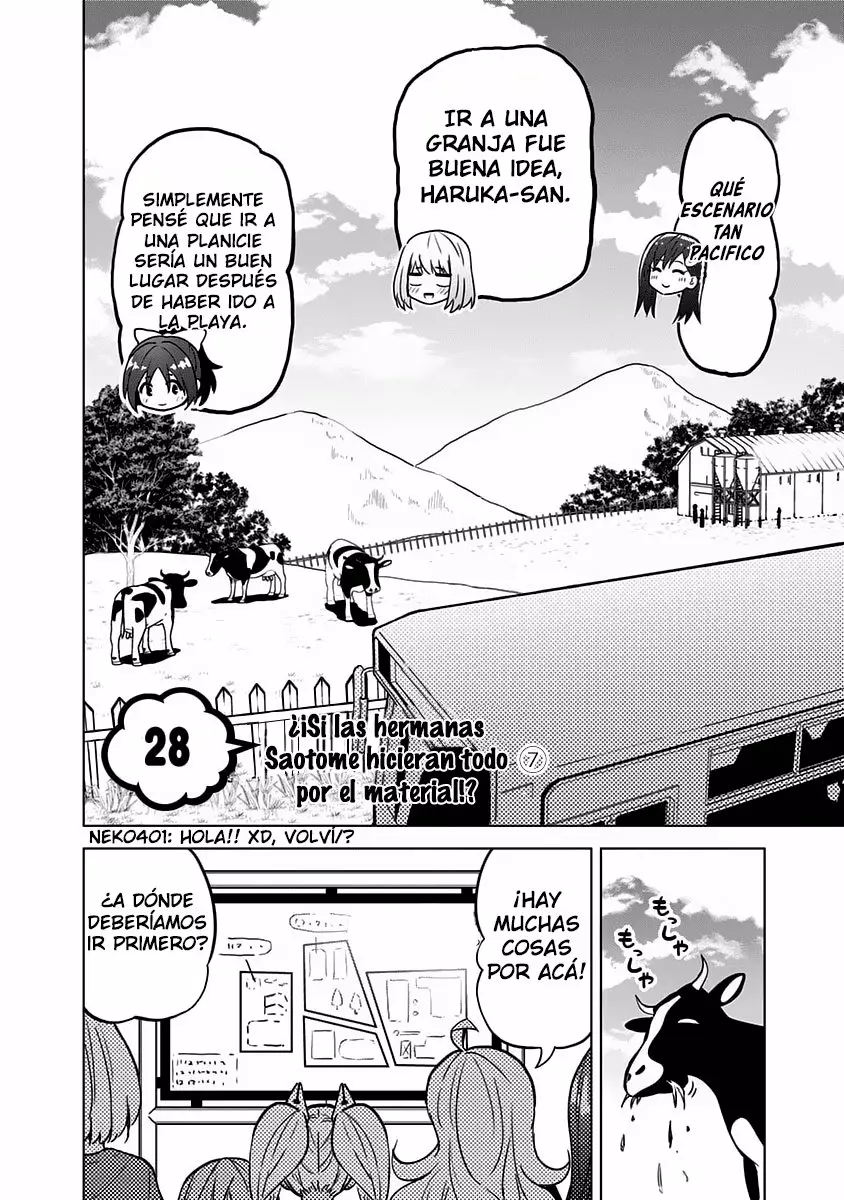 Saotome Shimai wa Manga no tame nara!? Capítulo 28 - Page 11