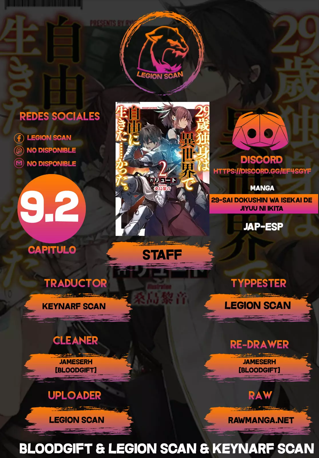 29-sai Dokushin wa Isekai de Jiyuu ni Ikita……katta. Capítulo 9.2 - Page 1