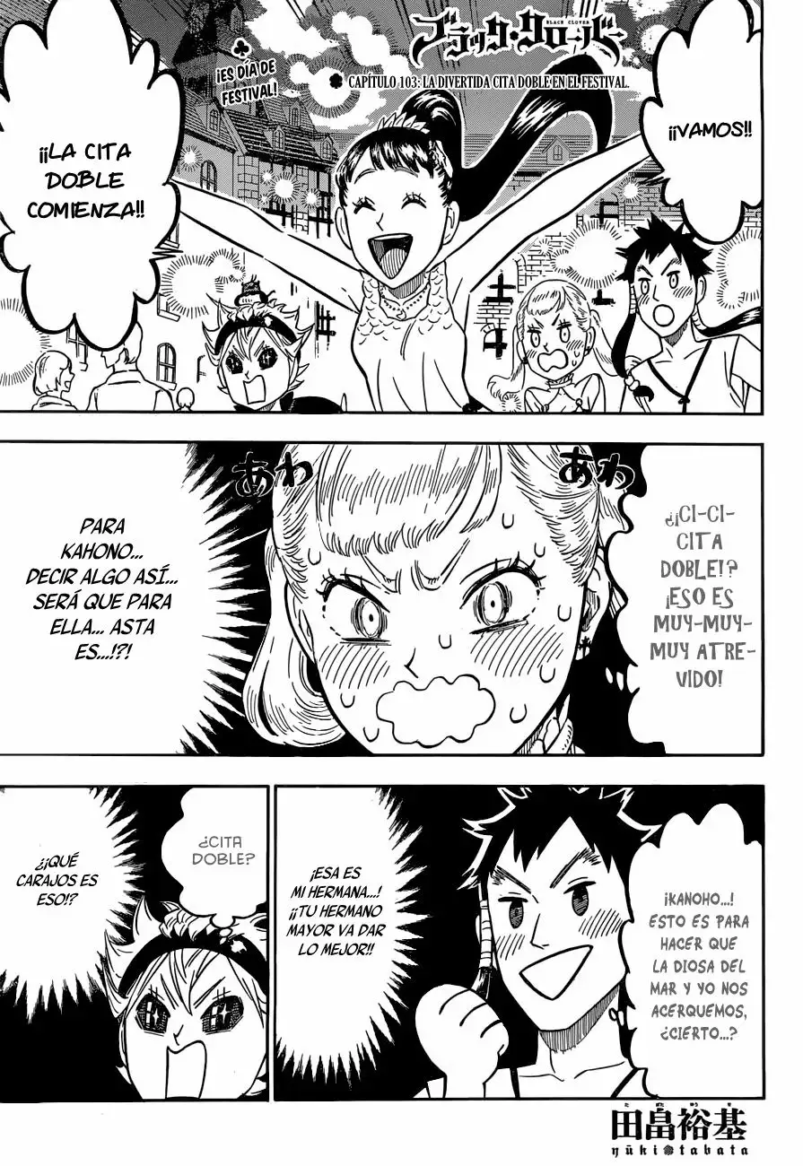 Black Clover Capítulo 103 - Page 2
