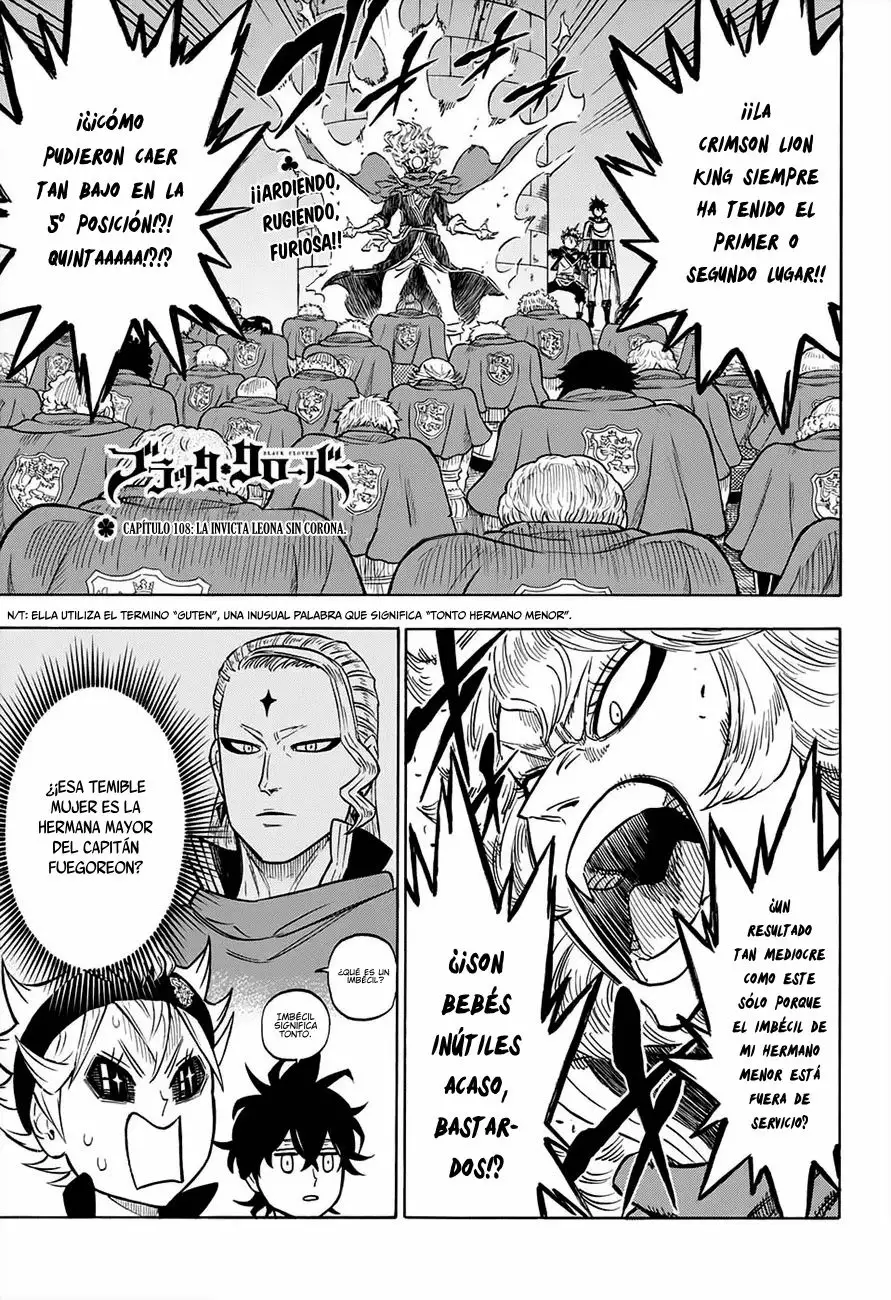 Black Clover Capítulo 108 - Page 2