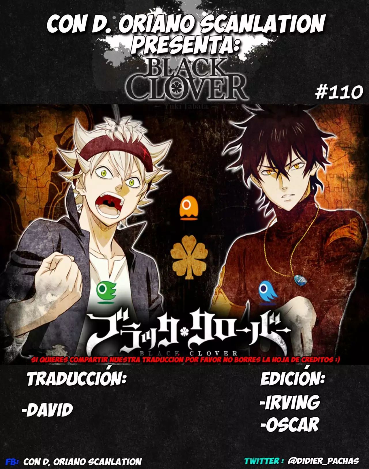 Black Clover Capítulo 110 - Page 1