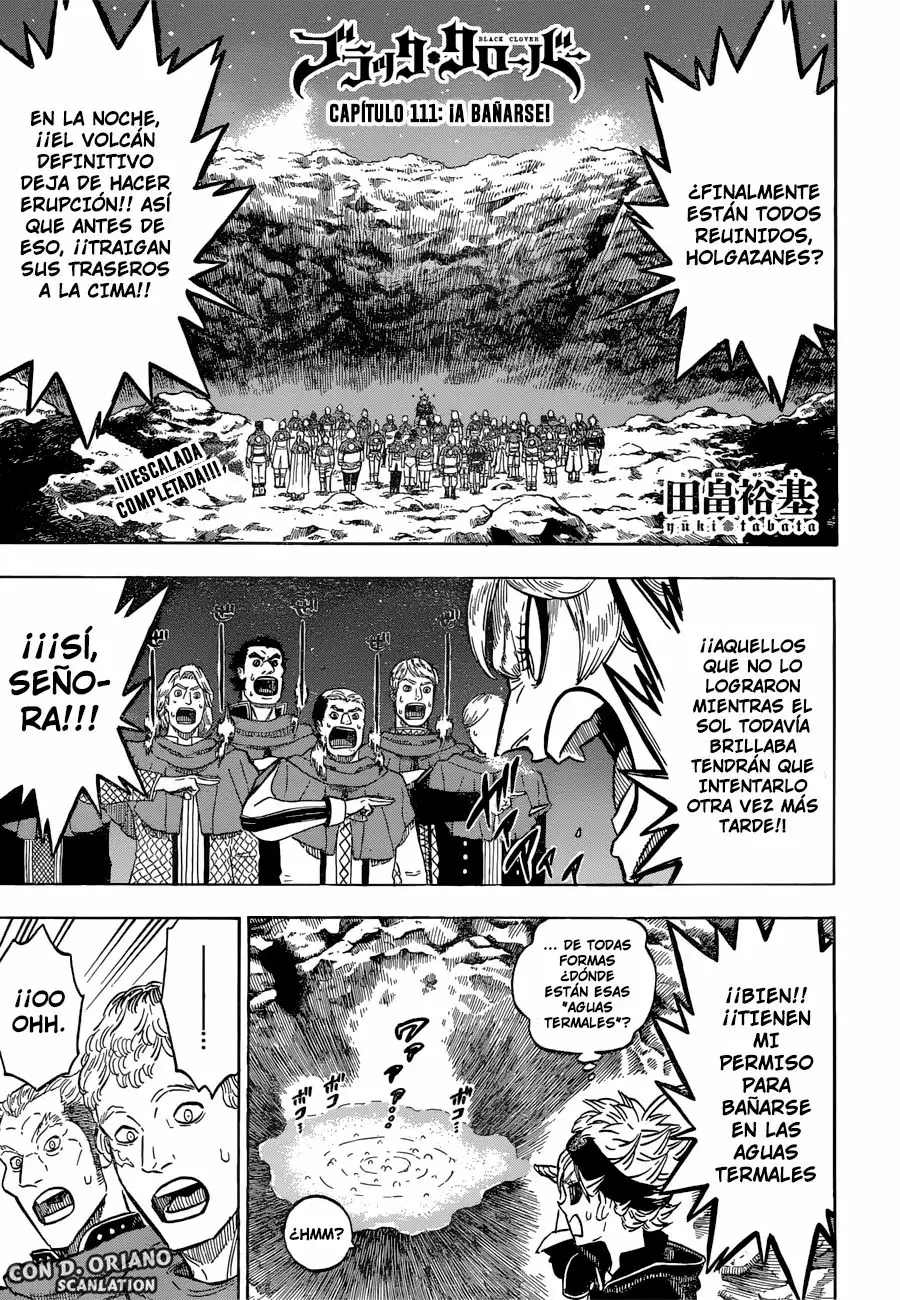 Black Clover Capítulo 111 - Page 2