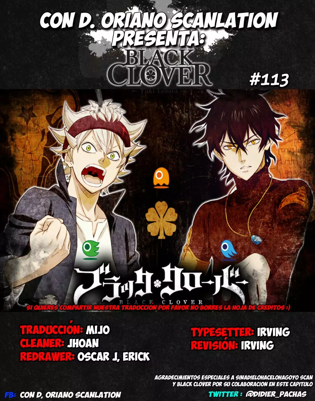 Black Clover Capítulo 113 - Page 1