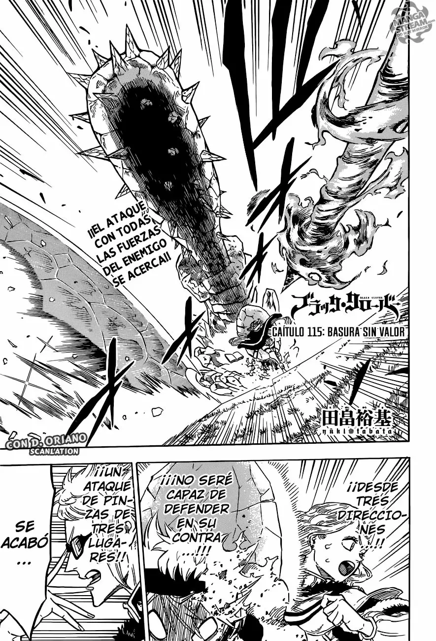 Black Clover Capítulo 115 - Page 1