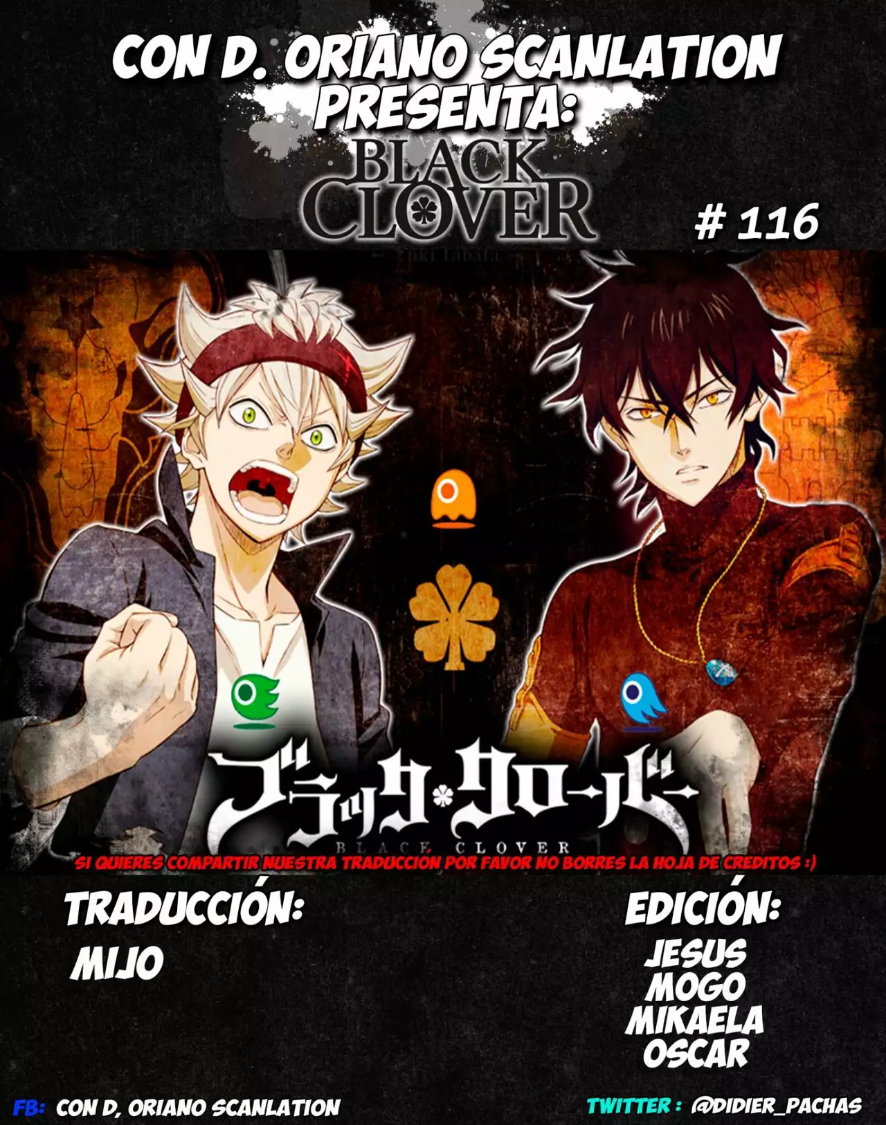 Black Clover Capítulo 116 - Page 1