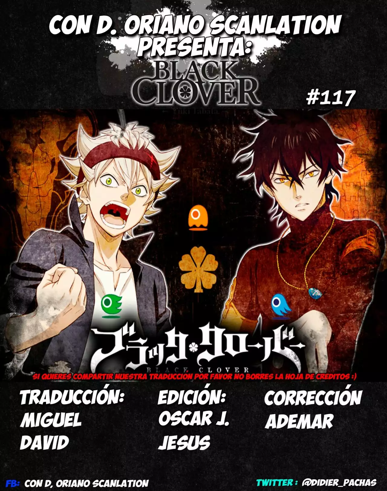 Black Clover Capítulo 117 - Page 1